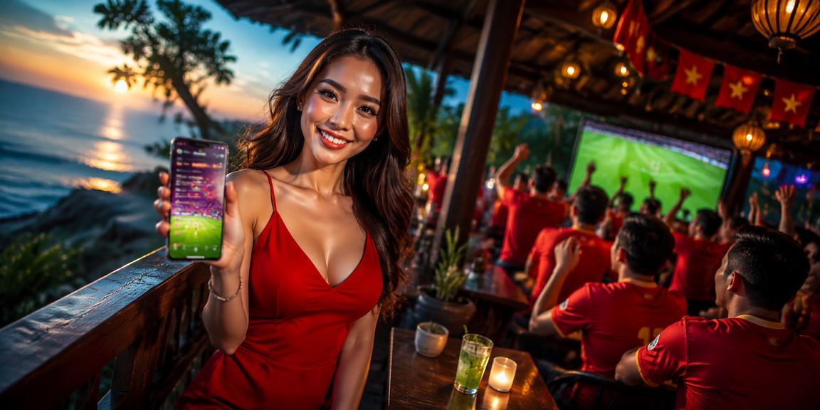 Buổi chiều tại Đà Lạt, người hâm mộ bóng đá kiểm tra ưu đãi thể thao trên điện thoại di động