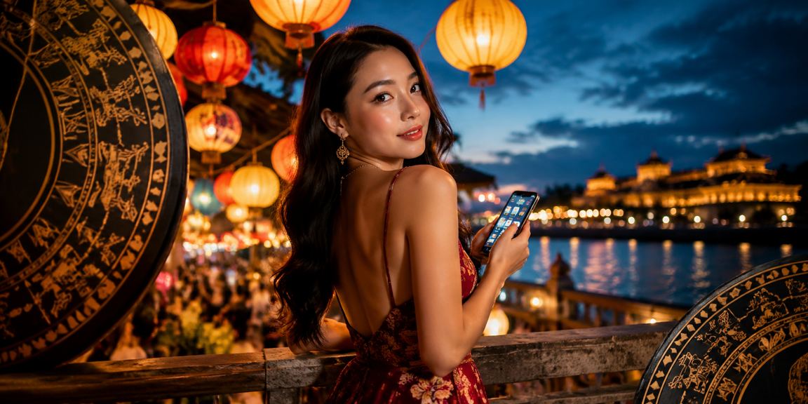 Giao diện đăng ký 1110 trên thiết bị di động tại chợ đêm Huế